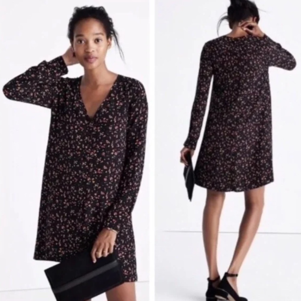 Madewell x Sézane • Silk Elly Shirt Dress | Medium